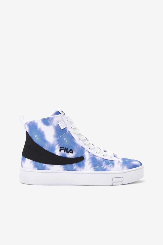 Fila Sneakers Gennaio Tie Dye Womens White/Blue - India NJD-802649